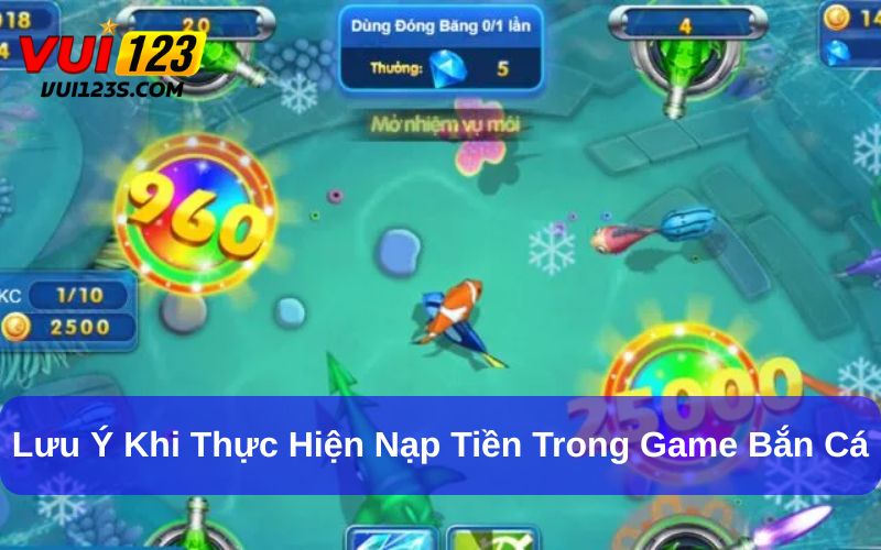 Lưu ý nộp tiền bắn cá an toàn và nhanh chóng